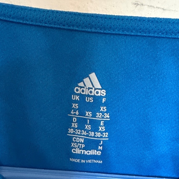 Adidas Teal Performance Tee - Picture 2 of 3